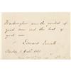 Image 1 : Edward Everett Autograph Quote Signed