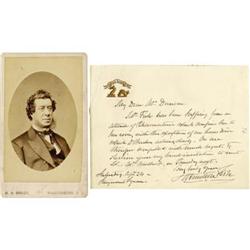 Hamilton Fish Autograph Note Signed