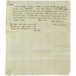 Benjamin Stoddert 1806 Autograph Letter Signed