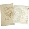 Image 1 : Two 18th Century Autograph Letters Signed