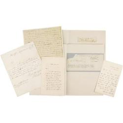 Signatures Penned by Millard Fillmore's Cabinet