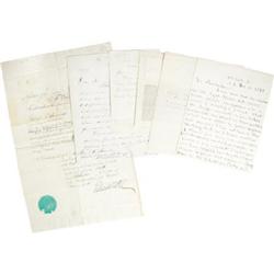 Autographs Pertaining to Grant's Presidency