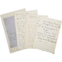 U. S. Grant Cabinet Signature Lot