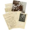 Image 1 : Group Lot of Eight Autographs by Politicians
