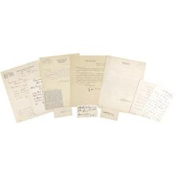 Ten Theodore Roosevelt Era Autographs