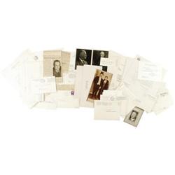 22 Autographs Pertaining to the FDR Presidency