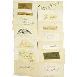 Thirteen Autographs of Creative Americans