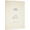 Image 1 : Harlan Ellison Signed Original Manuscript