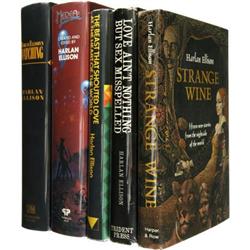 Harlan Ellison: Five Signed First Editions.
