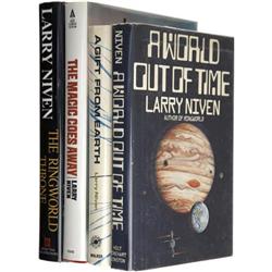 Larry Niven: Four Books (Three Signed)