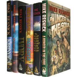 Mike Resnick: Six Signed First Editions.