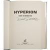 Image 2 : Dan Simmons Signed: Hyperion.