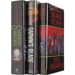 Dan Simmons: Three Signed Books.