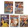 Image 1 : Five Assorted Science Fiction Pulp Magazines