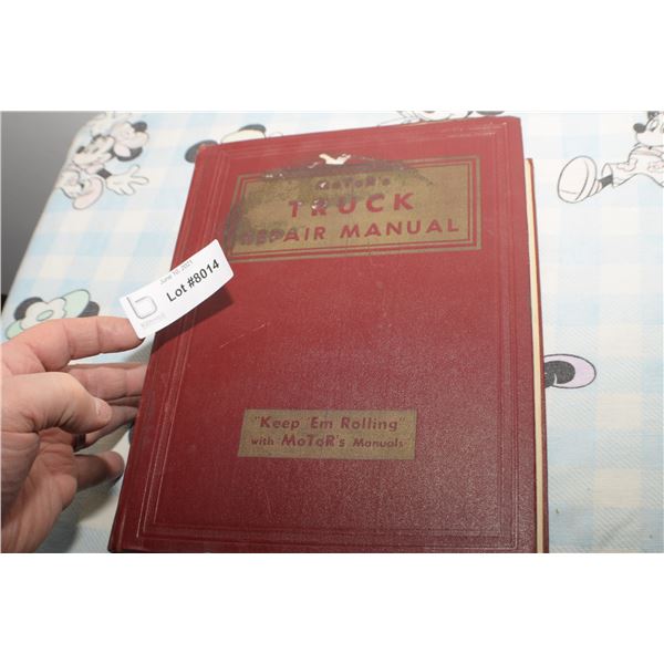 1948 TRUCK REPAIR MANUAL