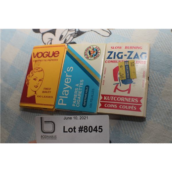 VINTAGE CIGARETTE PAPERS