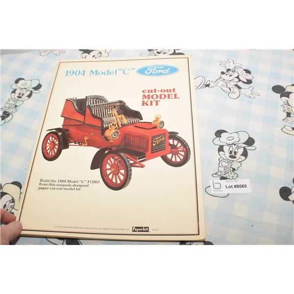 1979 MINT FORD MODEL C CUT-OUT BOOK MINTY