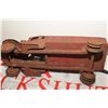 Image 4 : LARGE ANTIQUE PRESSED STEEL TRUCK DUAL WHEELS TOY