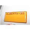 Image 1 : RARE BLANK ALBERTA LICENSE PLATE REPAINT