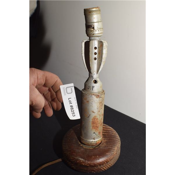 TRENCHART BULLET LAMP THAT NEEDS WORK TRENCH ART