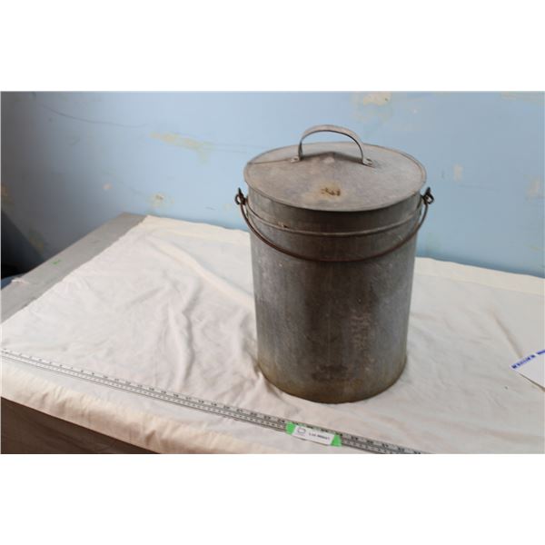 Galvanized Pail and Lid