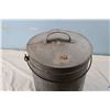 Image 2 : Galvanized Pail and Lid