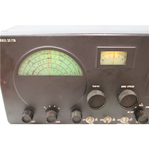 【Kaeruさま専用】Hallicrafters MODEL S-77 Hallicrafters Model SC 77A Radio (Working) - Bodnarus
