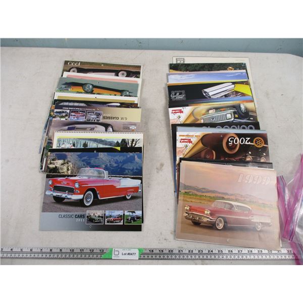 (2X THE MONEY) 40 Classic Car Calendars