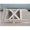 Image 3 : White Wooden Stool 24" High (Folding)