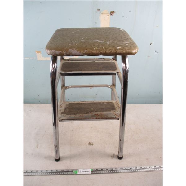 Vintage Stool (24  Tall)