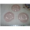 Image 3 : 3X Pink Depression Plates, 5X Collector Plates