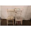 Image 1 : 2 Vintage Wooden Chairs