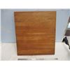 Image 1 : Square Wooden Cutting Board 24" x 26"