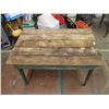 Image 2 : Vintage Wooden Table 35" x 54" x 31" High
