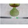 Image 2 : Light Green Glass Coal Oil Lamp with Shade