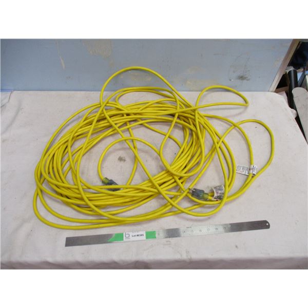 Heavy Duty Yellow Extension Cord