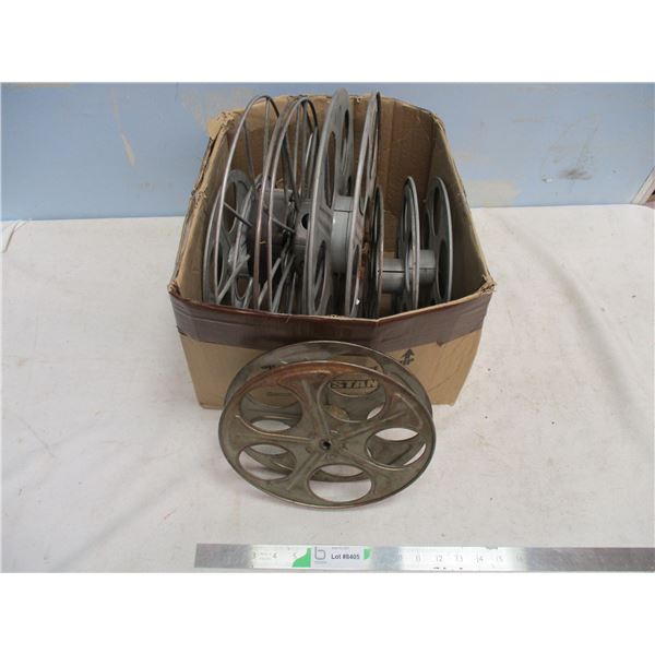 Seven Metal Film Reels