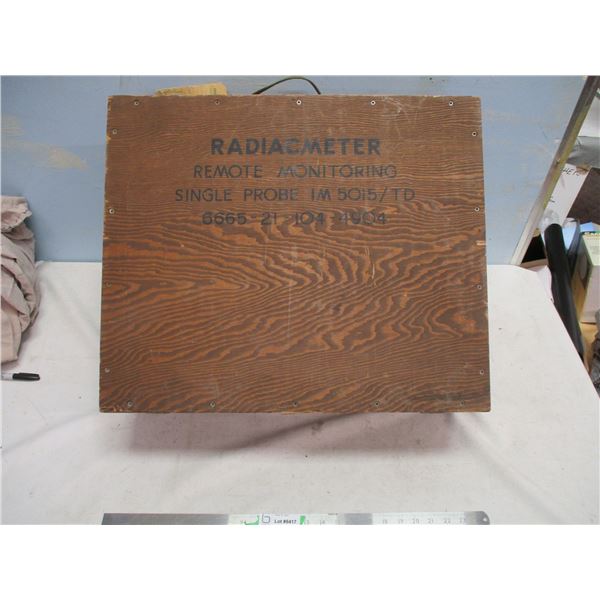 Radiacmeter Remote Monitoring Probe in Wooden Case