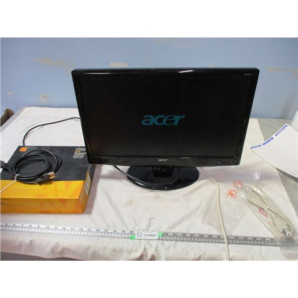 Acer 22  Computer Monitor and Kodak Projector Reel