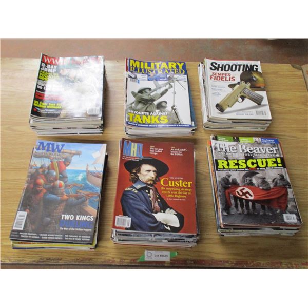 (3 X THE MONEY) Three Bundles of Military History Magazines