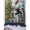 Image 2 : Woodland Deer Tapestry 19" x 40" With Tassles
