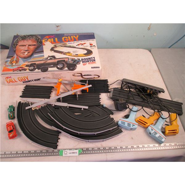 Lot of Misc Race Track with Empty Fall Guy Box (not matching)