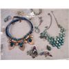 Image 3 : Jewelry Lot - Misc Necklaces + Broaches