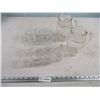 Image 1 : Etched Glass Set + Misc Cream + Sugar Set