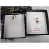 Image 2 : 14K Gold Plates Pendants + 14K Earrings