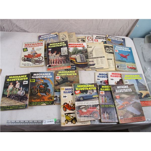 1940's-1960's Mechanix Illustrated Lot