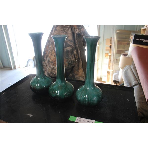 (3X THE MONEY) Blue Mountain Pottery Vases