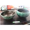 Image 1 : (2X THE MONEY) 2 Large Bowls Blue Mountain Pottery One Has A Chip In It