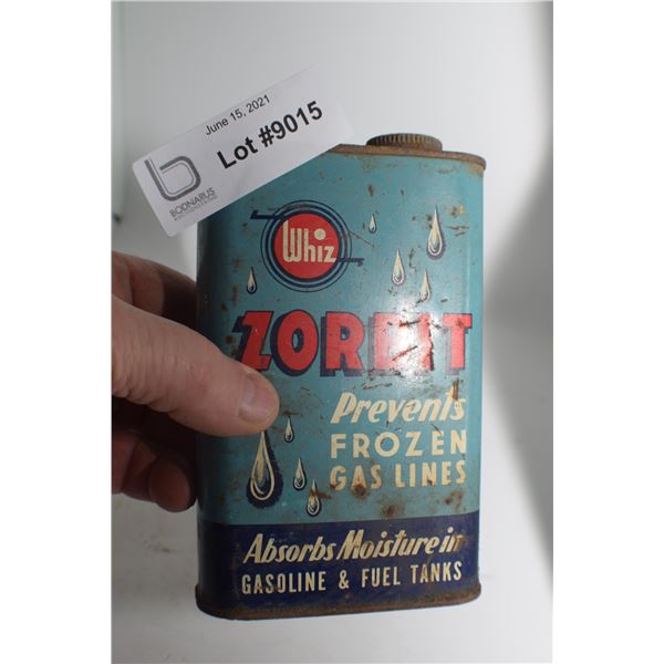 ANTIQUE WHIZ ZORBIT TIN