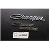 Image 1 : ANTIQUE SCRIPT EMBLEM LOT - DODGE CHARGER